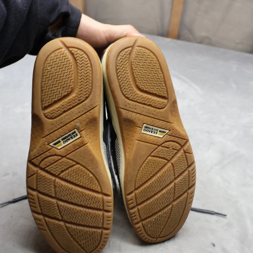 Sebago‎ Mens 8.5M Boat Shoes Blue Docksides Leather Mesh Nautical Casual Loafers